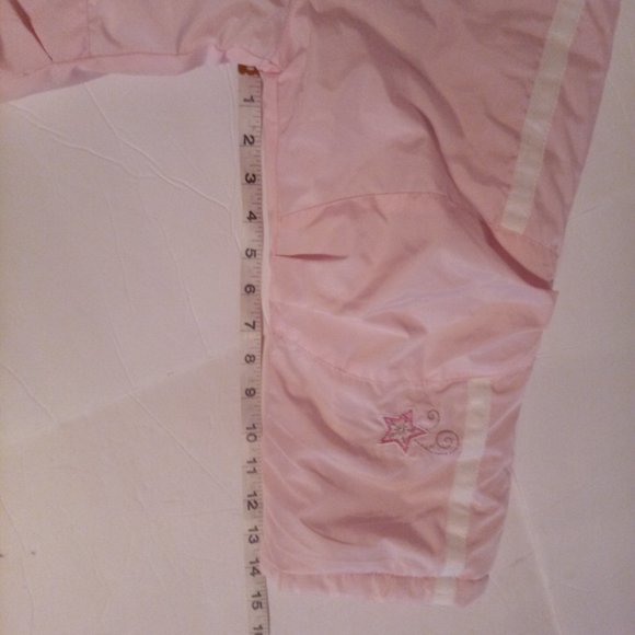 Girl's pink snow bib sz 3T - Picture 10 of 16